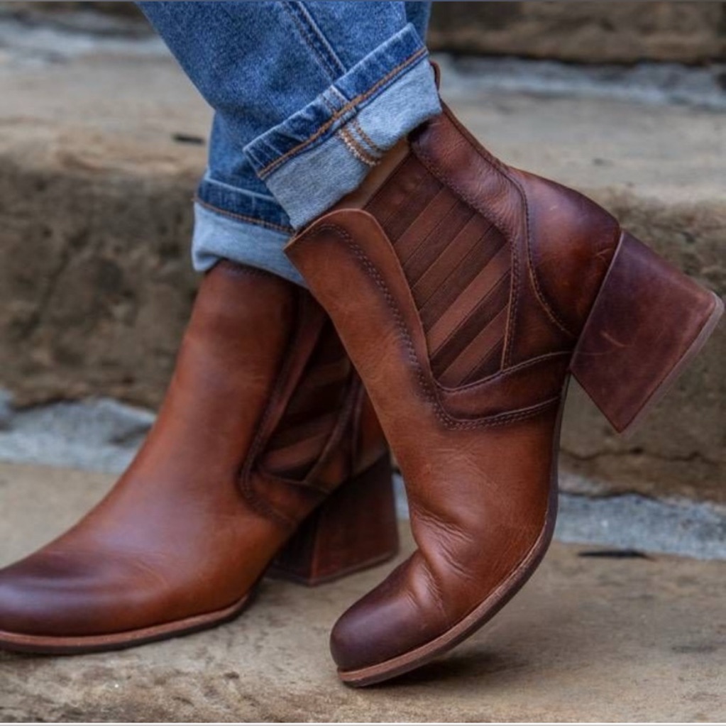 Kork Ease Albin Brown Ankle Boots